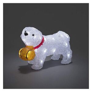 LED Vanjska božićna dekoracija DOG 32xLED/4xAA IP44