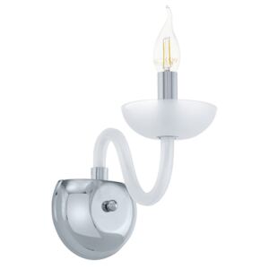 Eglo 39124 - Zidna svjetiljka FALCADO 1 1xE14/40W/230V bijela