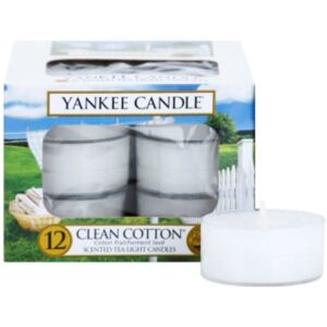 Yankee Candle Clean Cotton čajna svijeća 12 x 9,8 g