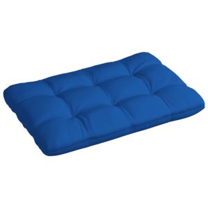 VidaXL Paletni jastuk kraljevski plavi 120 x 80 x 12 cm od tkanine