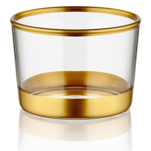 Set od 3 čašice Mia Glam Gold, ⌀ 8 cm