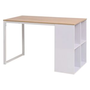 VidaXL Pisaći stol 120 x 60 x 75 cm boja hrasta i bijela