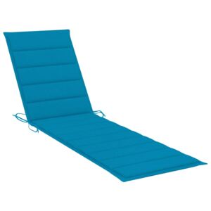 VidaXL Jastuk za ležaljku za sunčanje plavi 200 x 50 x 4 cm od tkanine