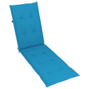 VidaXL Jastuk za ležaljku plavi (75 + 105) x 50 x 4 cm