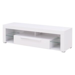 TV stol C182 Bijela + sjajni bijeli