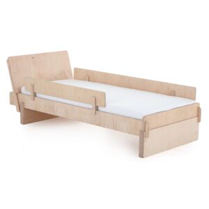 Dječji krevet MODULAR - prirodan Natural 180x80 cm krevet + naribati