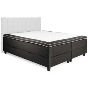Boxspring krevet VEK1 Tamno sivo 160 x 200 cm