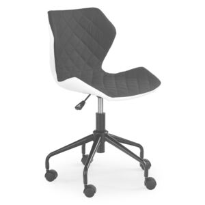 Matrix studentska stolica - bijelo-crna office chair