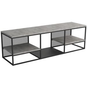 TV stol NKA18, Boja: Crna + boja betona
