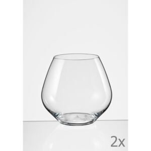 Komplet od 2 čaše Crystalex Amoroso, 580 ml