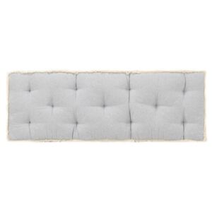 VidaXL Jastuk za sofu od paleta sivi 120 x 40 x 7 cm