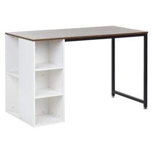 Uredski stol YZ3861 Smeđa + bijela + crna