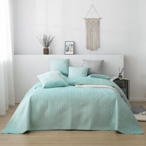 Luksuzni prekrivač za krevet MOXIE mentol boja 160 x 220