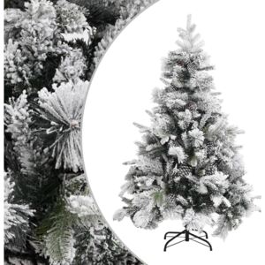 VidaXL Božićno drvce sa snijegom i šiškama 150 cm PVC i PE