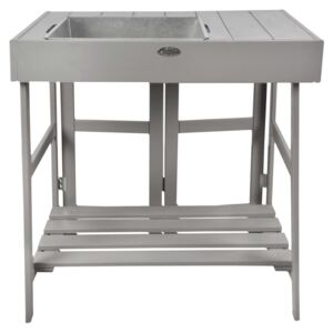 Esschert Design stol za sadnju sivi