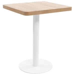 VidaXL Bistro stol svjetlosmeđi 60 x 60 cm MDF