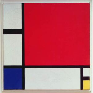 Mondrian, Piet - Composition with Red Reprodukcija umjetnosti