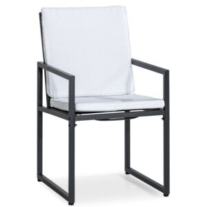 Vrtna stolica VG4546 Crna + bijela