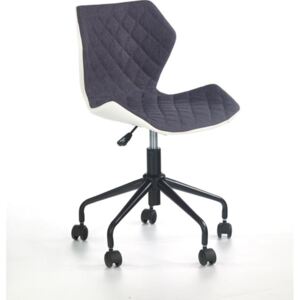Matrix studentska stolica - bijelo-siva office chair
