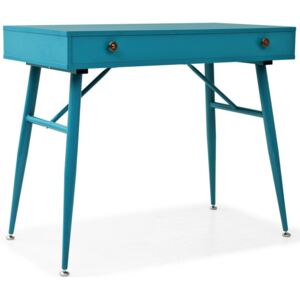 VidaXL Pisaći stol s ladicom 90x50x76,5 cm antikne zelene boje