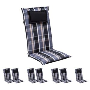Blumfeldt Elbe, navlaka, navlaka za fotelju, visoki naslon, vrtna stolica, Dralon, 50x120x8cm