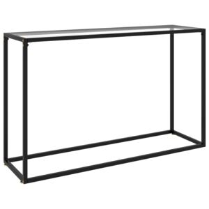 VidaXL Konzolni stol prozirni 120 x 35 x 75 cm od kaljenog stakla
