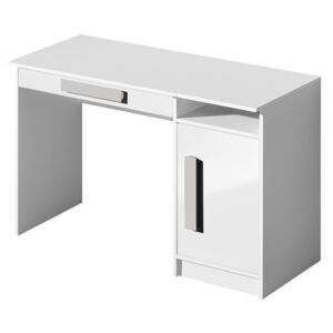 Uredski stol RMS9 Bijela + sjajni bijeli + siva