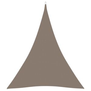 VidaXL Jedro protiv sunca od tkanine trokutasto 5 x 7 x 7 m smeđe-sivo