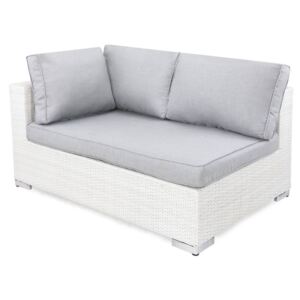 Vrtna sofa VG4473 Bijela + siva