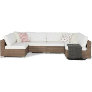 Vrtna sofa VG4891 Bež + bijela