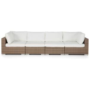 Vrtna sofa VG4889 Bež + bijela