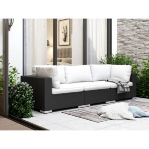 Vrtna sofa VG4961 Bijela + crna
