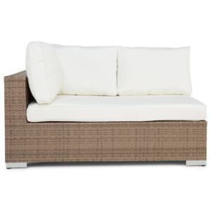 Vrtna sofa VG5935, Boja: Smeđa + bijela