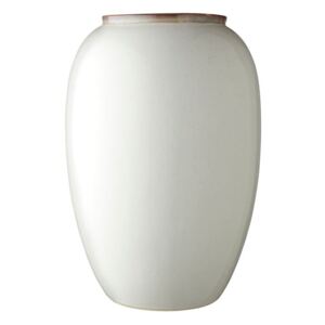 Krem vaza od kamenine Bitz Basics Cream, visina 50 cm
