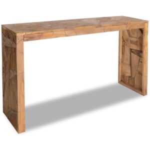 VidaXL Konzolni stol od komada drva tikovine 120x35x76 cm