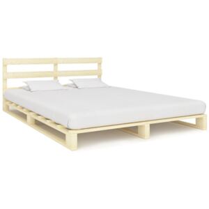 VidaXL Okvir za krevet od paleta od masivne borovine 180 x 200 cm