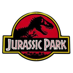 Metalni znak Jurrasic Park - Logo, ( x cm)