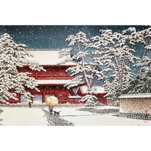 Kawase - Zojo Temple in the Snow Poster, (61 x 91,5 cm)