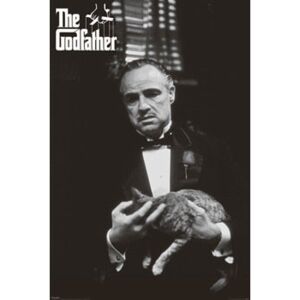 The Godfather - cat (B&W) Poster, (61 x 91,5 cm)