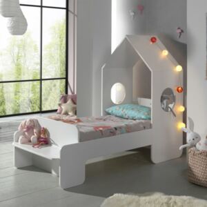 Dječji krevetić Casami - bijeli housebed 140x70 cm