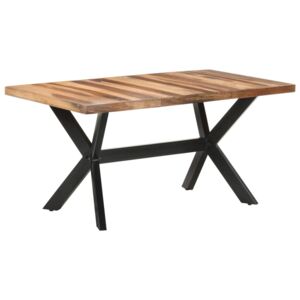VidaXL Blagovaonski stol 160 x 80 x 75 cm od masivnog drva i šišama