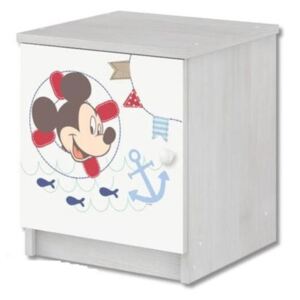 Dječji noćni ormarić Mickey Mouse - dekor norveškog bora nightstand