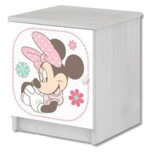 Minnie Mouse dječji noćni ormarić - dekor norveškog bora nightstand