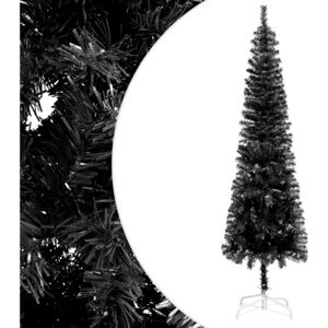 VidaXL Usko božićno drvce crno 180 cm