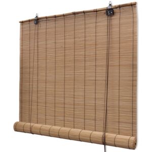 VidaXL Rolo zavjesa od bambusa smeđa boja 80 x 160 cm