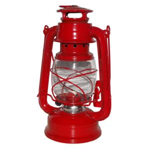 Petrolejska lampa 24 cm crvena