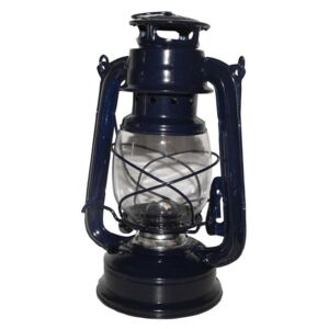 Petrolejska lampa 24 cm plava