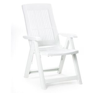 Tampa sklopiva vrtna fotelja 60x61x109cm bijela