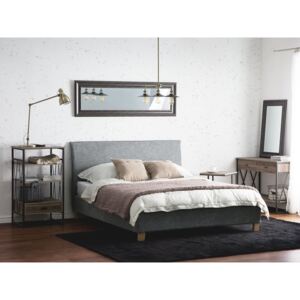Krevet YZ144 160 x 200 cm, Boja: Svijetlo siva