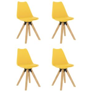 VidaXL Blagovaonske stolice 4 kom žute